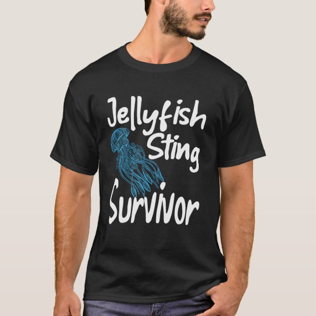 T-shirt Jellyfish Sing Survivor Sea Creator Ocean Marine (Devant)