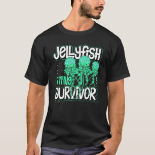 T-shirt Jellyfish Sting Survivant Drôle Jellyfish