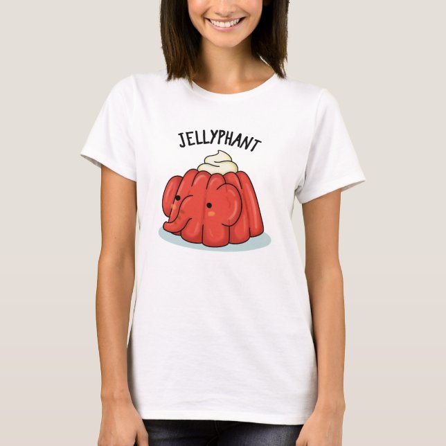 T-shirt Jellyphant Funny Elephant Jelly Pun (Devant)