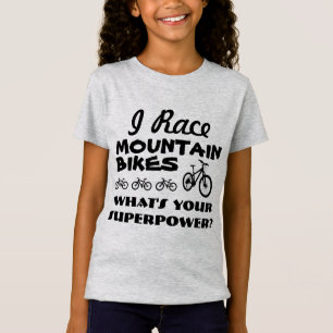 T-Shirt J'emballe des vélos de montagne, ce qui est la