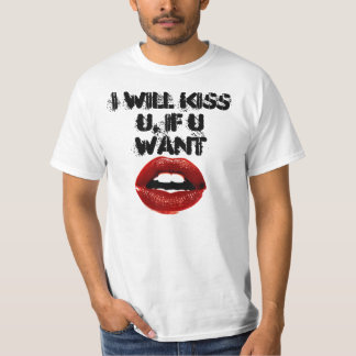 T-shirt J'embrasserai U, si U veulent