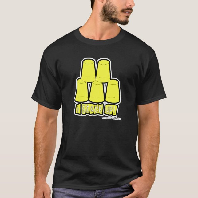 T-shirt J'empile des tasses (Devant)