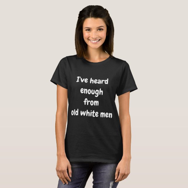 T-shirt J'en ai assez entendu (Devant entier)