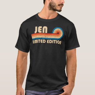 T-shirt JEN Nom de famille Retro Vintage 80s 90s Anniversa