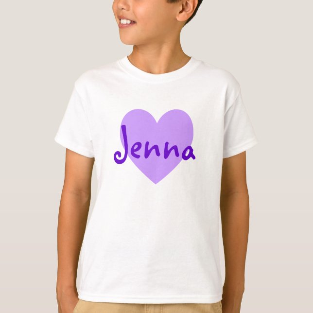T-shirt Jenna en violet (Devant)