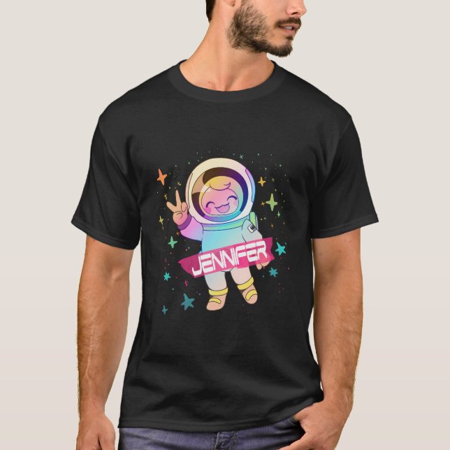 T-shirt Jennifer - Adorable Nom De Fille Avec Un Astuce Cu (Devant)