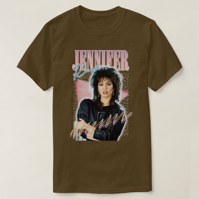 T-shirt Jennifer Rush 80s Retro Fan Art Design (Design devant)