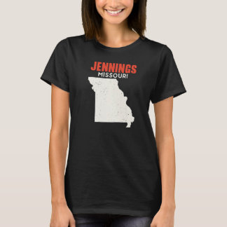 T-shirt Jennings Missouri USA State America Travel Missour