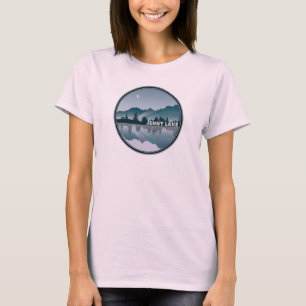 T-shirt Jenny Lake Grand Teton National Park Réflexion