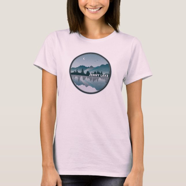 T-shirt Jenny Lake Grand Teton National Park Réflexion (Devant)