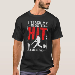 T-shirt J'Enseigne À Mes Enfants À Frapper Et Voler Un Ent