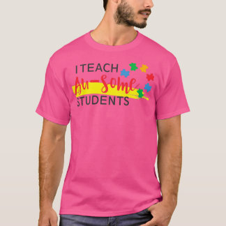 T-shirt j'enseigne au plus quelques étudiants