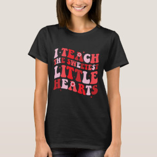 T-shirt J'enseigne aux cœurs les plus doux Prof groovy Val