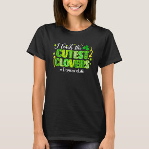 T-shirt J'Enseigne Cutest C Garderie Vie Drôle St patrick