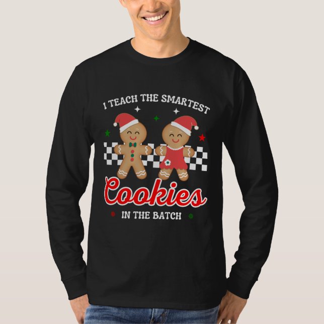 T-shirt J'Enseigne La chemise Cookies la plus intelligente (Devant)