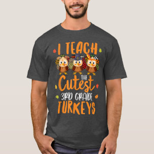 T-shirt J'Enseigne La Turquie De 3E Année La Plus Cutest A