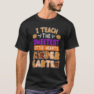T-shirt J'enseigne le plus doux petit coeur maternelle