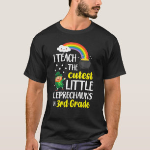 T-shirt j'enseigne le plus mignon petit leprechauns 3e gra