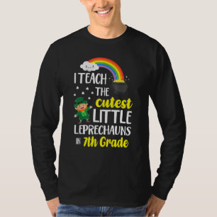 T-shirt j'enseigne le plus mignon petit leprechauns 7e gra