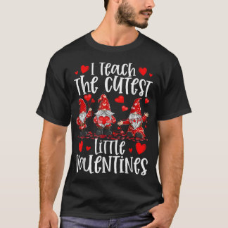T-shirt j'enseigne le plus mignon petit valentines jour gn