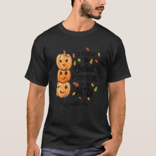 T-shirt J'Enseigne Les Citrouilles Les Plus Couteux Dans L