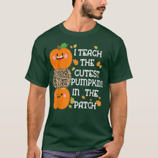 T-shirt J'Enseigne Les Citrouilles Les Plus Couteux Dans L