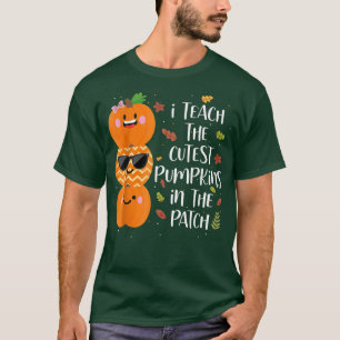 T-shirt J'Enseigne Les Citrouilles Les Plus Couteux Dans L