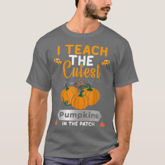 T-shirt J'Enseigne Les Citrouilles Les Plus Couteux Dans L