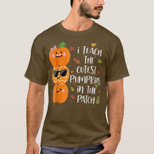 T-shirt J'Enseigne Les Citrouilles Les Plus Couteux Dans L