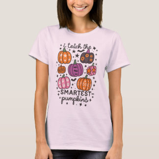 T-shirt J'enseigne les Citrouilles les plus intelligents