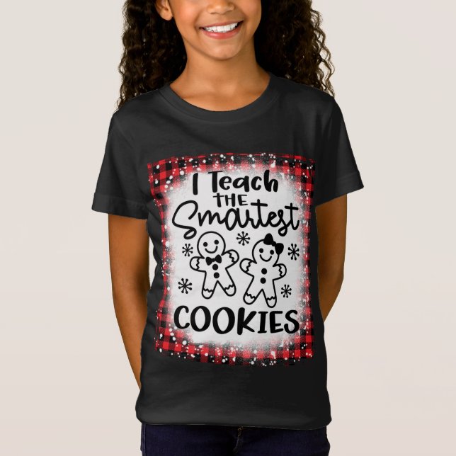 T-Shirt J'Enseigne Les Cookies Les Plus Simples Enseignant (Devant)