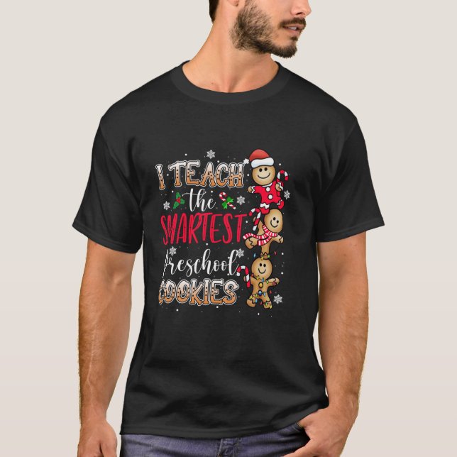 T-shirt J'Enseigne Les Cookies Les Plus Simples Enseignant (Devant)