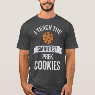 T-shirt J'Enseigne Les Cookies Prek Les Plus Simples Pour 