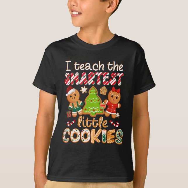 T-shirt J'Enseigne Les Petits Cookies Les Plus Intelligent (Devant)