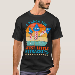 T-shirt J'Enseigne les petits pétards 4 juillet