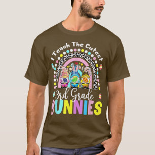 T-shirt J'enseigne les plus beaux lapins de 4e année
