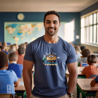 T-shirt J'enseignerai pour des tacos Enseignante Féminin S