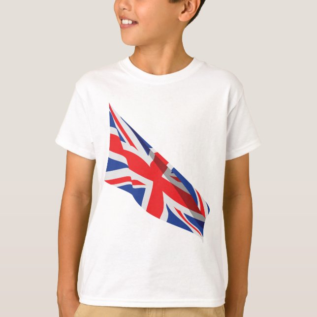 T-shirt J'entends le drapeau britannique/Union Jack (Devant)