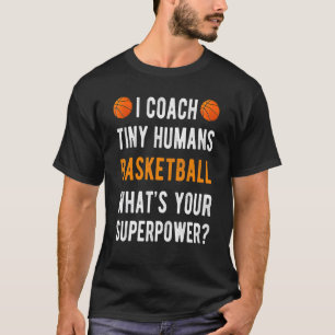T-shirt J'Entraîne Les Petits Humains Basketball Hooper En