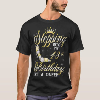 T-shirt J'entre dans mon 48e anniversaire comme un patron