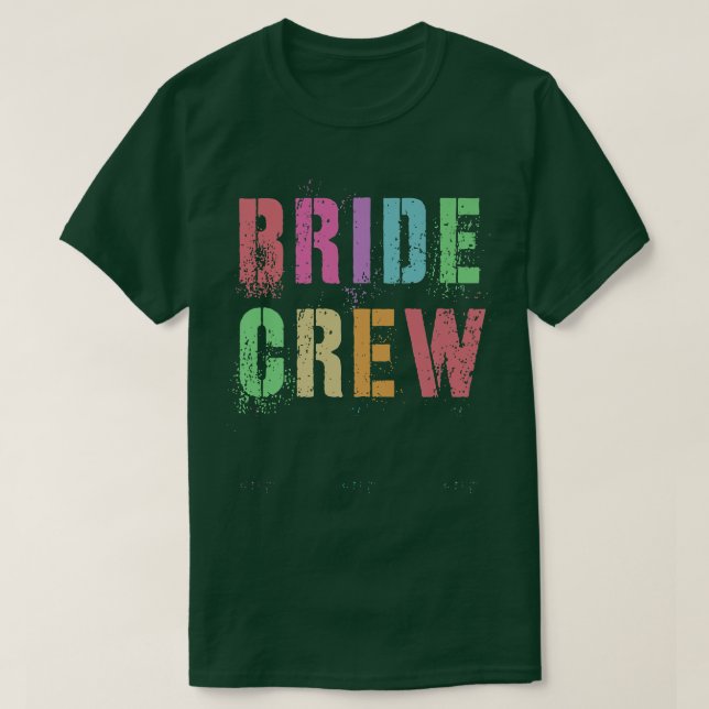 T-shirt J'ÉPOUSE ÉQUIPAGE BRIDE CREW Enterrement de vie de (Design devant)