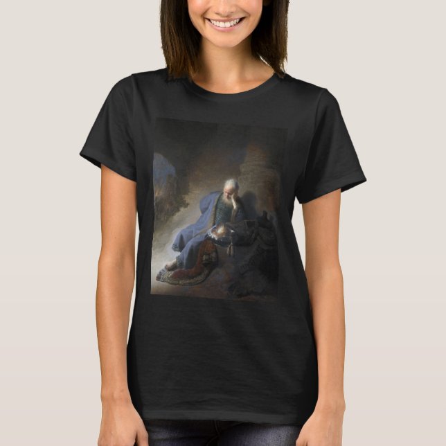 T-shirt Jeremiah Destruction Jérusalem Bible Rembrandt (Devant)