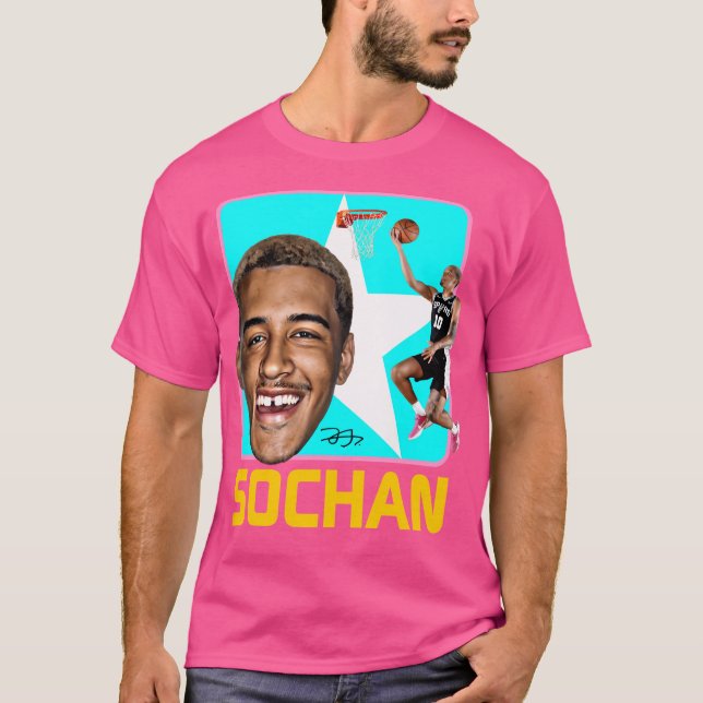 T-shirt Jeremy Sochan Retro (Devant)