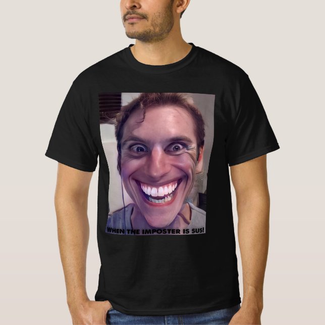 T-shirt Jerma Sus Quand l'imposteur est sus ! Amogus Meme (Devant)