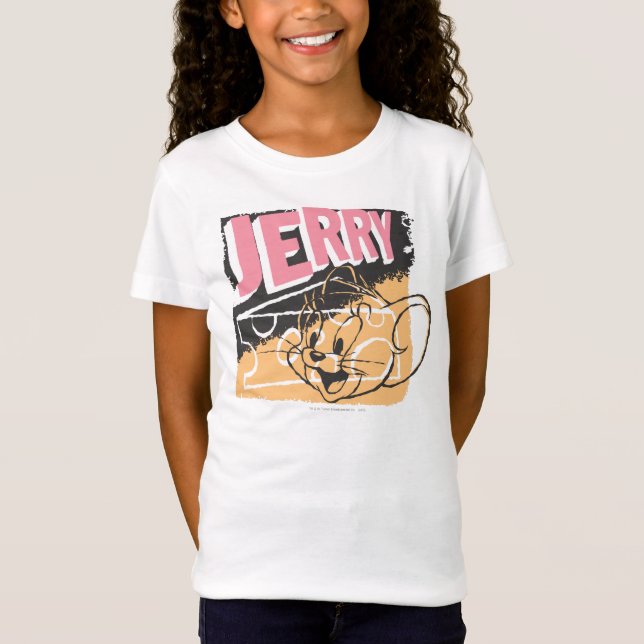 T-Shirt Jerry Face sur le fromage (Devant)