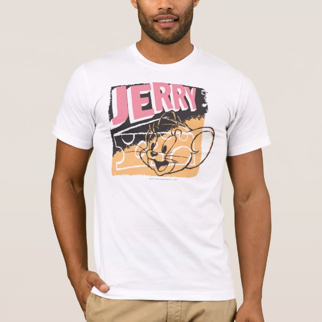 T-shirt Jerry Face sur le fromage (Devant)