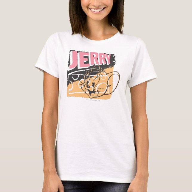 T-shirt Jerry Face sur le fromage (Devant)