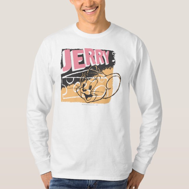 T-shirt Jerry Face sur le fromage (Devant)