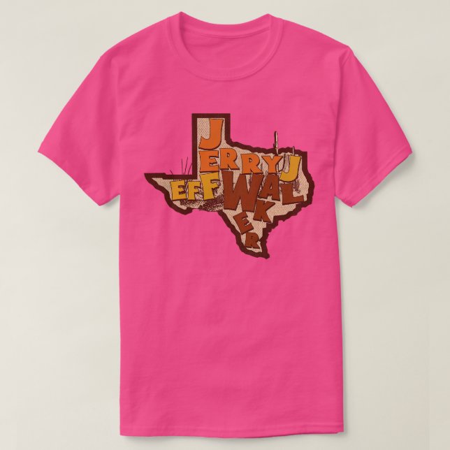 T-shirt Jerry Jeff Walker (Design devant)