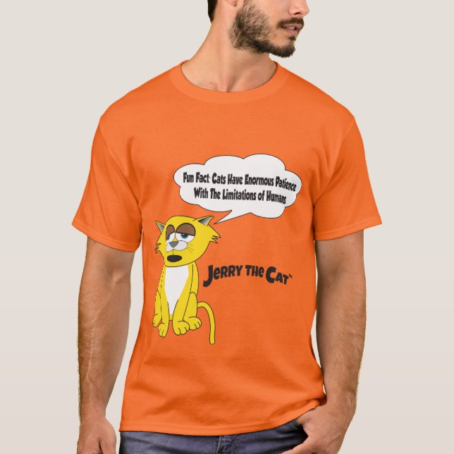 T-shirt Jerry Le Chat Fun Fait #1 (Devant)